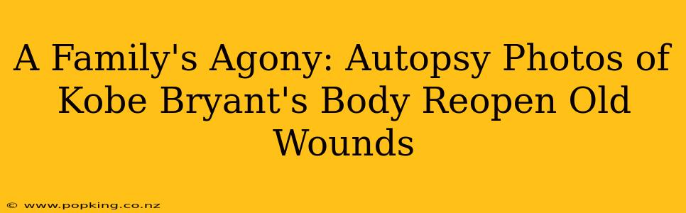 A Family's Agony: Autopsy Photos of Kobe Bryant's Body Reopen Old Wounds