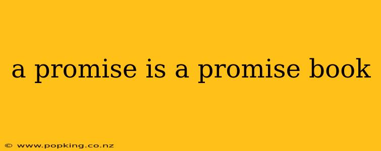 a promise is a promise book
