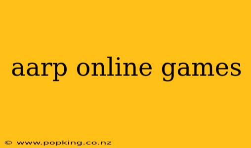 aarp online games