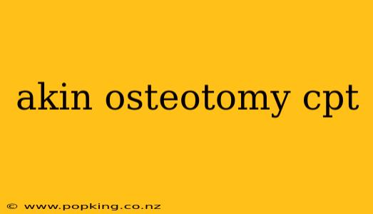 akin osteotomy cpt