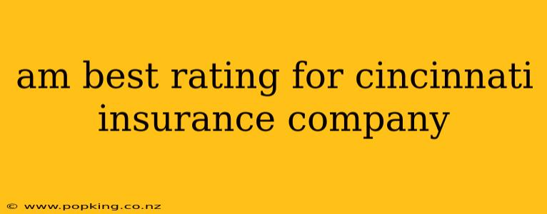 am best rating for cincinnati insurance company