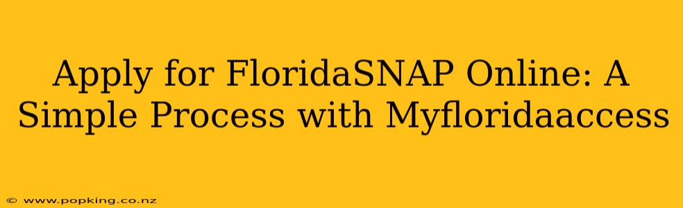 Apply for FloridaSNAP Online: A Simple Process with Myfloridaaccess
