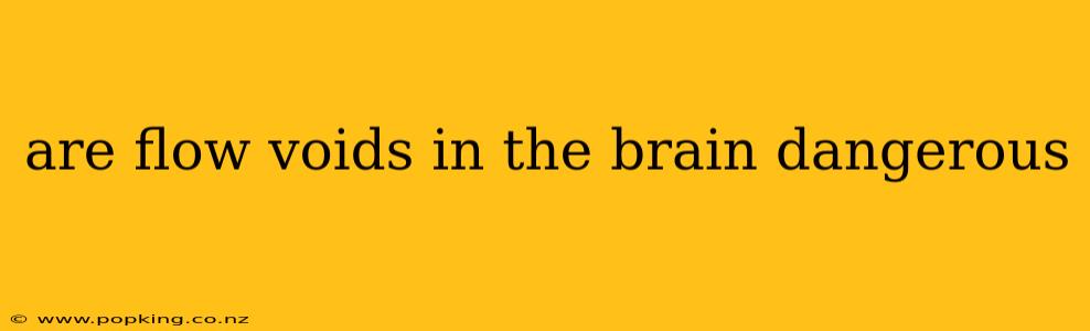 are flow voids in the brain dangerous