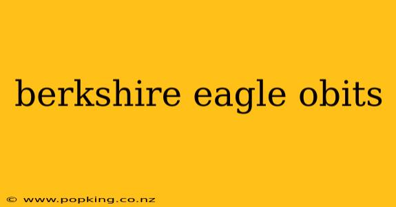 berkshire eagle obits