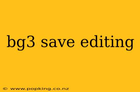 bg3 save editing