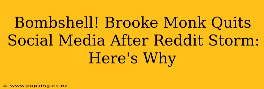 Bombshell! Brooke Monk Quits Social Media After Reddit Storm: Here's Why
