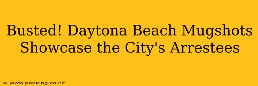 Busted! Daytona Beach Mugshots Showcase the City's Arrestees