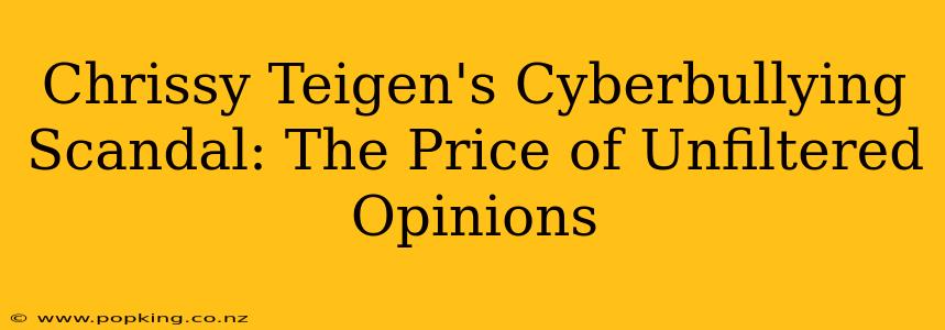 Chrissy Teigen's Cyberbullying Scandal: The Price of Unfiltered Opinions