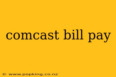 comcast bill pay
