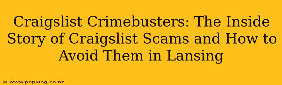 Craigslist Crimebusters: The Inside Story of Craigslist Scams and How to Avoid Them in Lansing