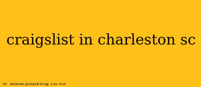 craigslist in charleston sc