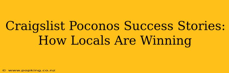 Craigslist Poconos Success Stories: How Locals Are Winning