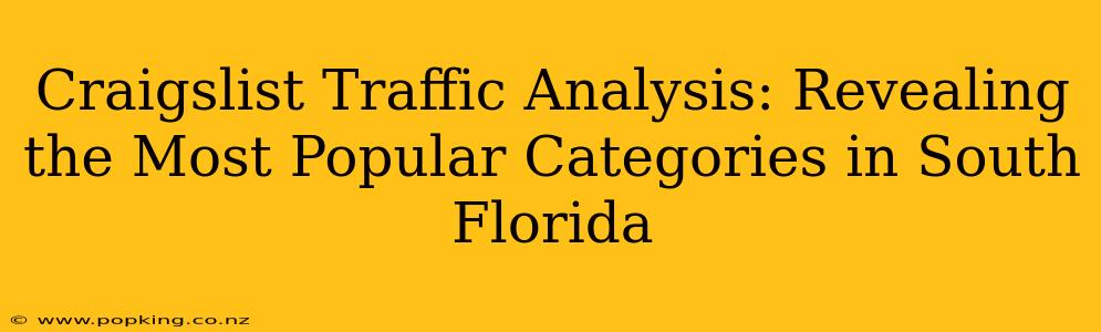 Craigslist Traffic Analysis: Revealing the Most Popular Categories in South Florida