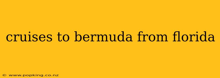 cruises to bermuda from florida