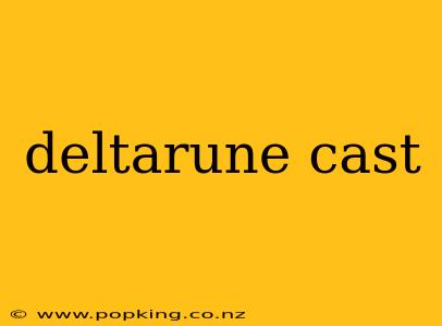 deltarune cast
