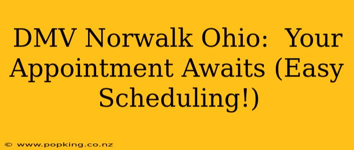 DMV Norwalk Ohio:  Your Appointment Awaits (Easy Scheduling!)