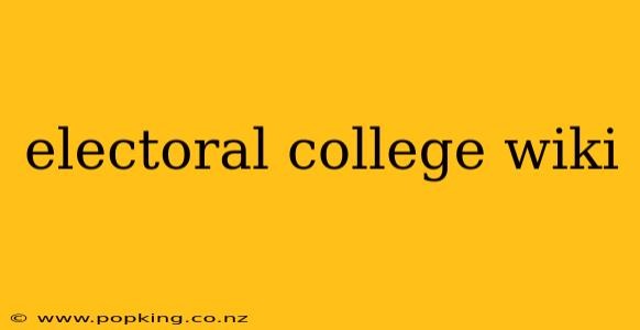 electoral college wiki