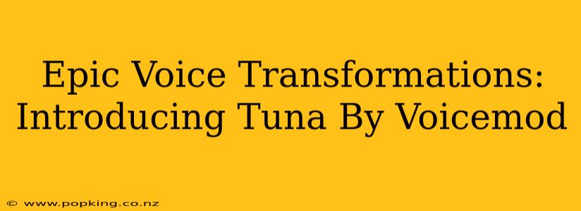 Epic Voice Transformations: Introducing Tuna By Voicemod