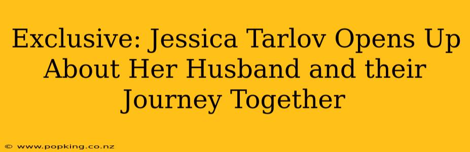 Exclusive: Jessica Tarlov Opens Up About Her Husband and their Journey Together