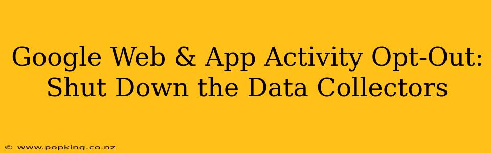 Google Web & App Activity Opt-Out: Shut Down the Data Collectors