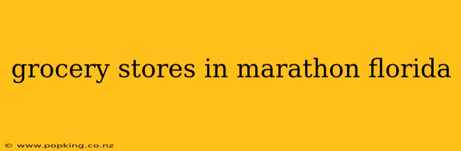 grocery stores in marathon florida