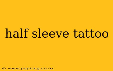 half sleeve tattoo