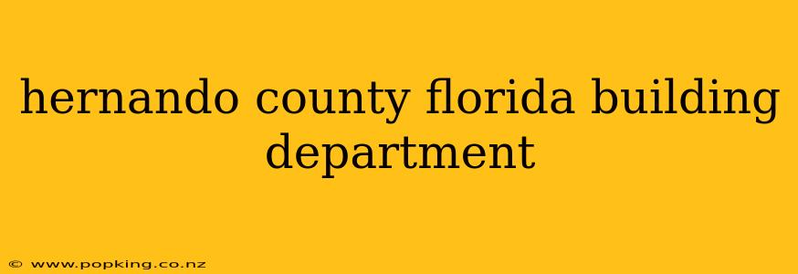 hernando county florida building department