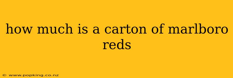 how much is a carton of marlboro reds