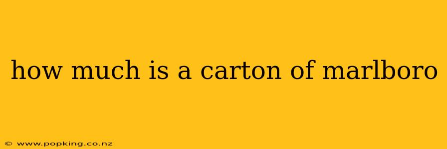 how much is a carton of marlboro