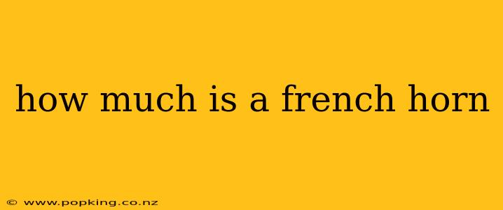 how much is a french horn