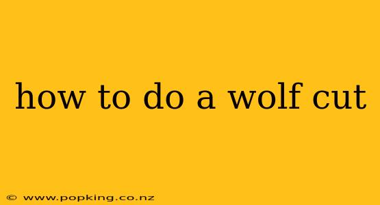 how to do a wolf cut