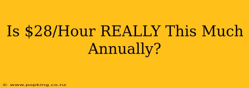 Is $28/Hour REALLY This Much Annually?
