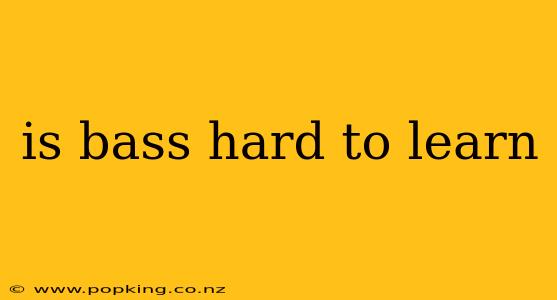 is bass hard to learn