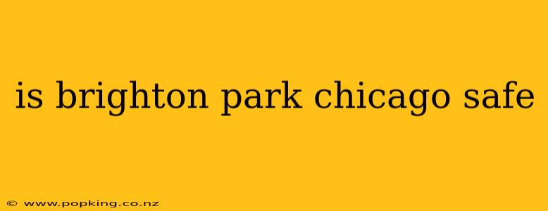 is brighton park chicago safe