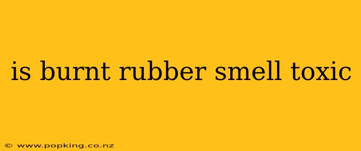 is burnt rubber smell toxic