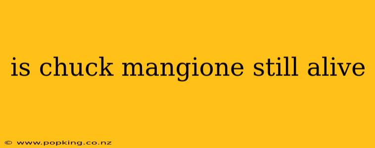 is chuck mangione still alive