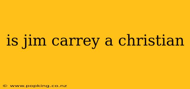 is jim carrey a christian