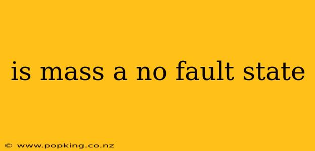 is mass a no fault state