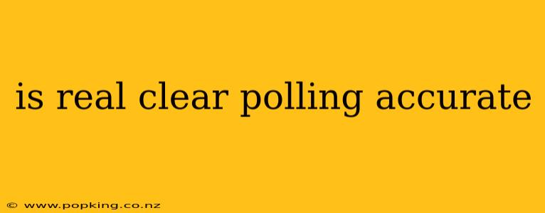 is real clear polling accurate