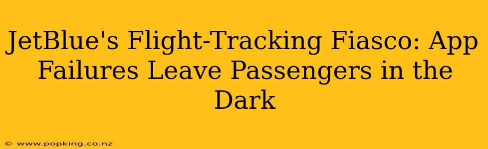 JetBlue's Flight-Tracking Fiasco: App Failures Leave Passengers in the Dark
