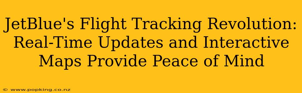JetBlue's Flight Tracking Revolution: Real-Time Updates and Interactive Maps Provide Peace of Mind