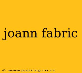 joann fabric
