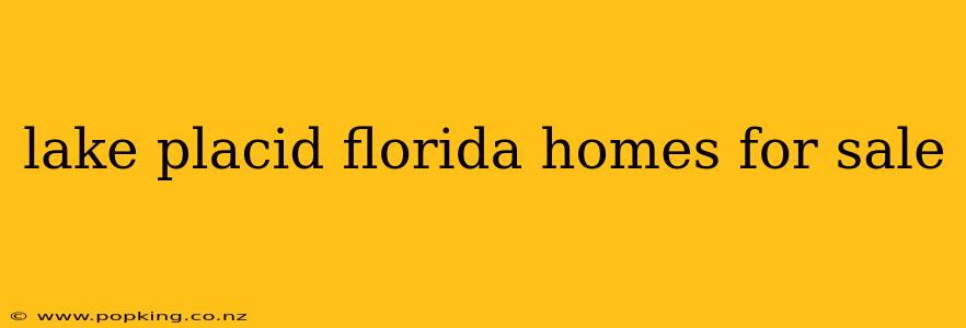 lake placid florida homes for sale