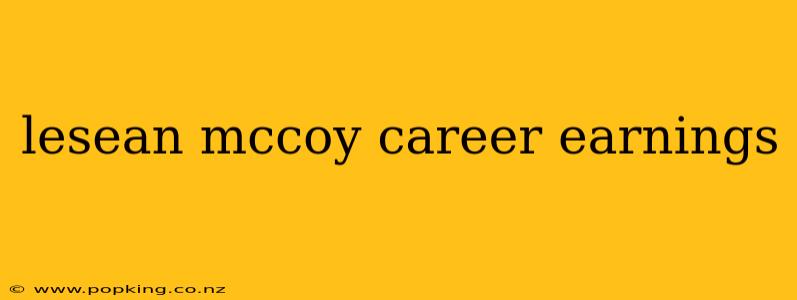 lesean mccoy career earnings