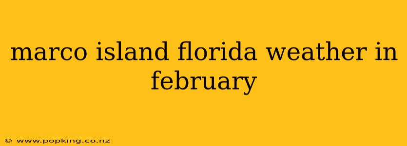 marco island florida weather in february