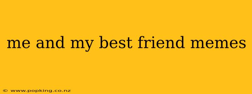 me and my best friend memes