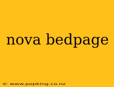 nova bedpage
