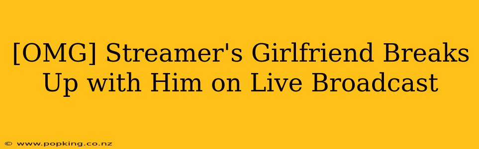 [OMG] Streamer's Girlfriend Breaks Up with Him on Live Broadcast