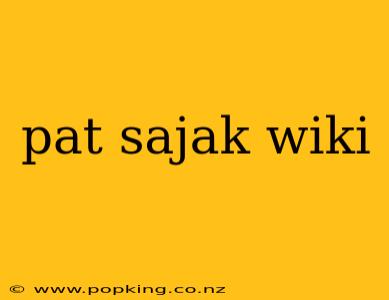 pat sajak wiki