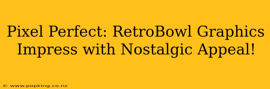Pixel Perfect: RetroBowl Graphics Impress with Nostalgic Appeal!
